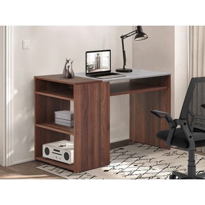 Willie 116cm Computer Desk - Walnut
