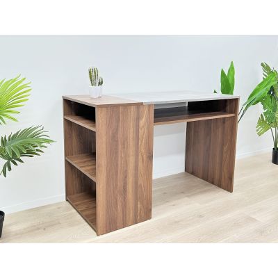 Willie 116cm Computer Desk - Walnut