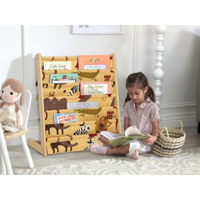 Mapam Wooden Kids Bookcase - Pattern