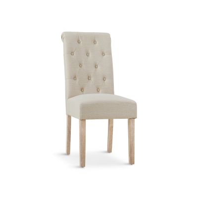Zoey 4 Piece Upholstered Dining Chair - Beige