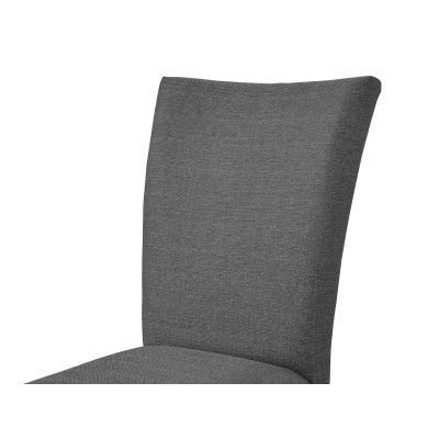 Grace Upholstered Dining Chair - Set of 2 - Dark Grey