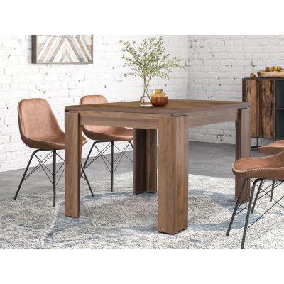 AZAR Dining Table Square 90 x 90cm - WALNUT