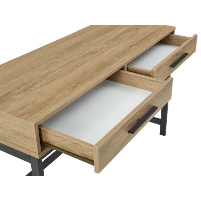 Lennox 120cm Computer Desk - Dark Oak