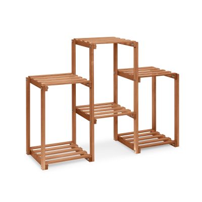 SARIA Solid Wood Plant Stand - BROWN