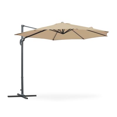 Toughout Totara Outdoor Cantilever Umbrella 3m - Khaki