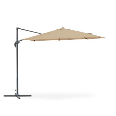 Toughout Totara Outdoor Cantilever Umbrella 3m - Khaki