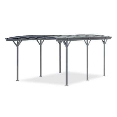 Toughout Patio Carport Canopy Curved Roof 5.06m x 3m
