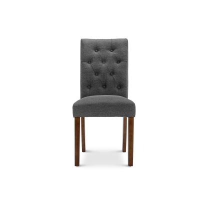 Lucia 6 Piece Upholstered Dining Chair - Dark Grey