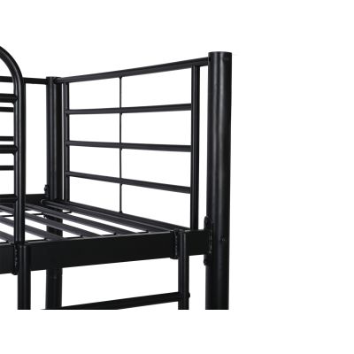 Owen Single Metal Bunk Bed Frame - Black