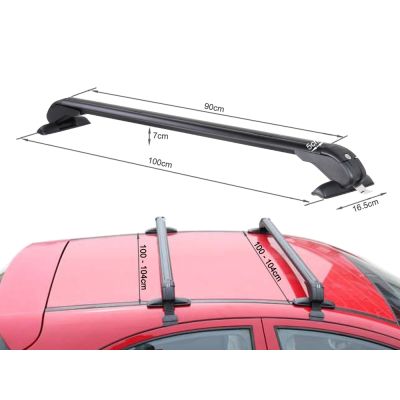 100cm Universal Car SUV Roof Rack Cross Bars 2PCS