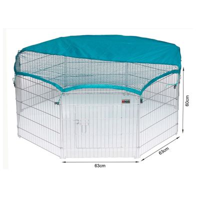 BINGO - Dog Pet Play Pen with COVER 60 x 63CM - 8pcs