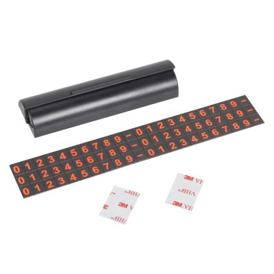 Temporary Parking Card Hidden Phone Number Card Plate