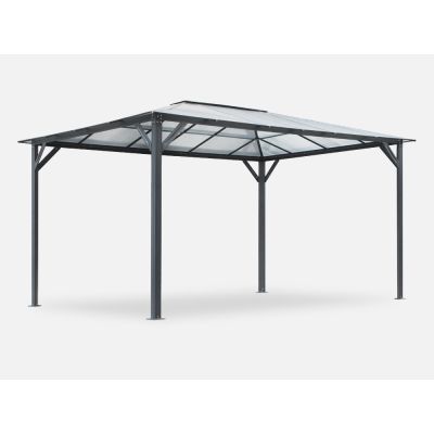 TOUGHOUT Patio Gazebo Aluminium Hardtop Gazebo 4x3M