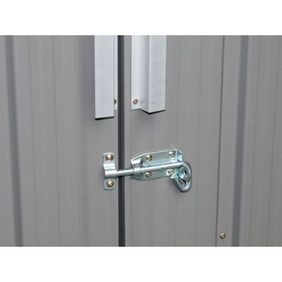 TOUGHOUT Garden Shed with Side Canopy 4.40M x 3.03M x 2.22M GREY