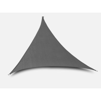 TOUGHOUT Shade Sail Triangle 3.6m x 3.6m x 3.6m - CHARCOAL