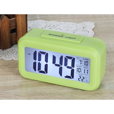 Digital LED Smart Alarm Clock - GREEN
