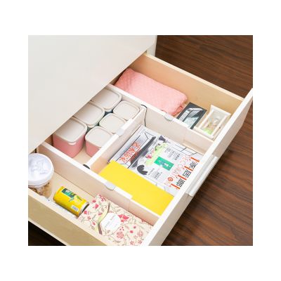38cm x 10cm Adjustable Clapboard Drawer Divider Organiser