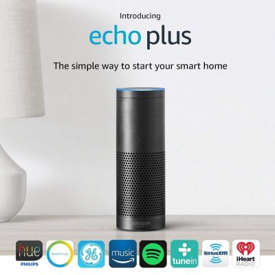 Amazon Echo Plus Smart WIFI Alexa Speaker with Smart Home Hub - Black