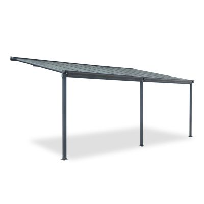 Toughout Patio Canopy Roof 5.57m x 3m - Charcoal Grey