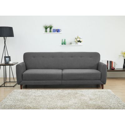MUNICH 3-Seater Sofa Bed DARK GREY