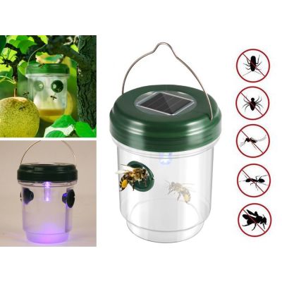 Solar Powered Outdoor Wasp Trap Catcher