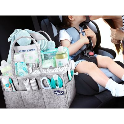 Nappy Bag Baby Diaper Caddy Organiser Shower Basket
