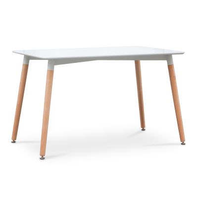 Sana Dining Table Rectangle 120 x 80cm - White