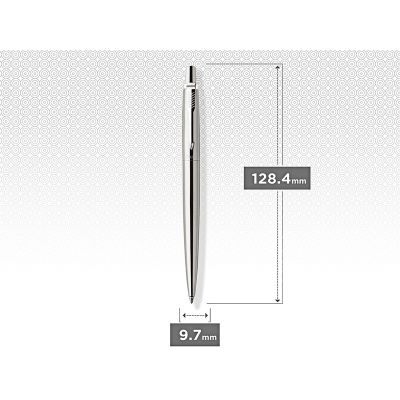 PARKER Jotter Stainless Steel Chrome Trim Ballpoint Pen Medium Point