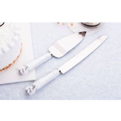 Wedding Cake Knife And Server Set