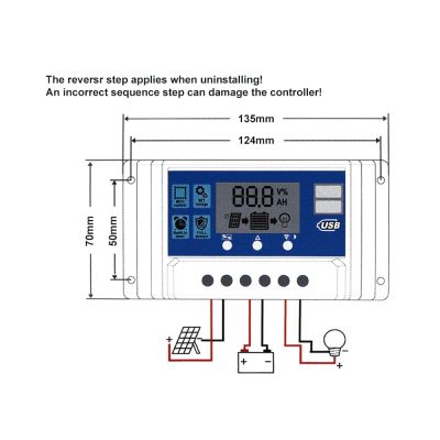 30A 12V/24V Solar Charge Controller Solar Controller