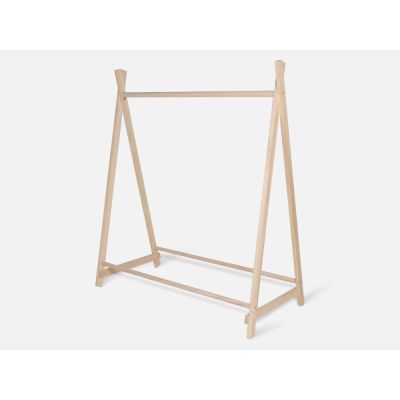 MALOMBE Wooden Clothes Rack Hanger - OAK