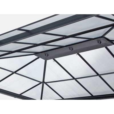 TOUGHOUT Patio Gazebo Aluminium Gazebo with Mosquito Netting 4x3M