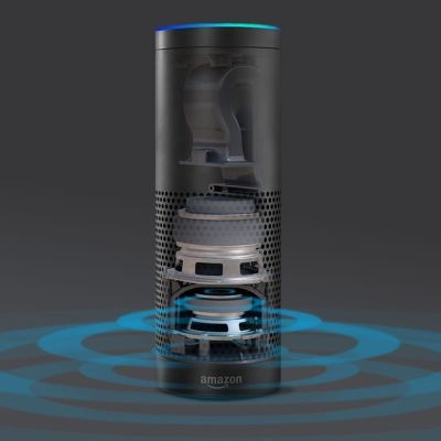 Amazon Echo Smart Bluetooth Alexa Speaker - Black