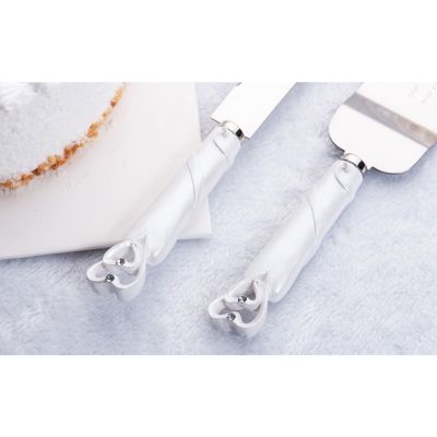 Wedding Cake Knife And Server Set