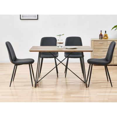 ALMA Dining Table Rectangle 120x70cm - WALNUT