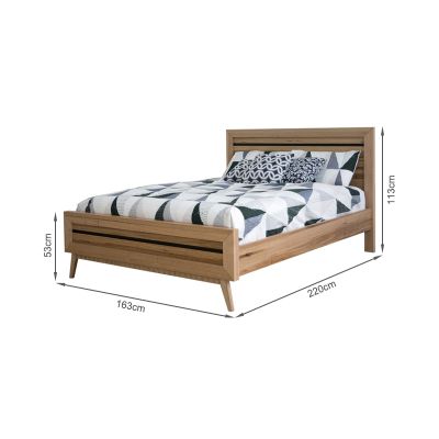 ORLANDO Wooden Bed Frame - QUEEN