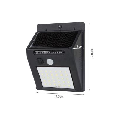 30 LED Wall Mounted Motion Solar Light - Set of 4