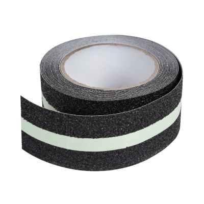 5cm x 5m Luminous Glow in Dark Anti Slip Tape - BLACK & GREEN