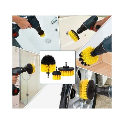 Drill Brush Scrub Brush Drill Attachment Set