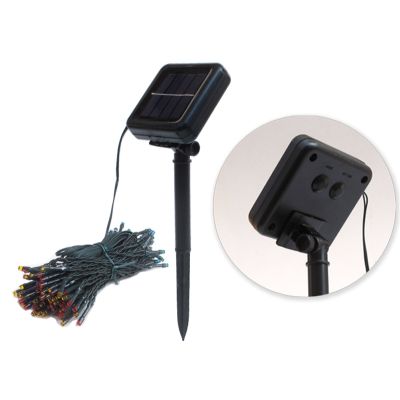 200 LED Lights Solar Outdoor String Lights 45M - MULTICOLOUR
