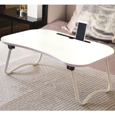 Portable Laptop Desk Laptop Tray Table - WHITE