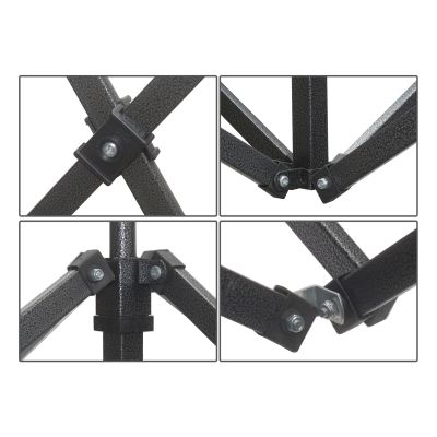 Toughout Breeze Gazebo 3 x 6m - Black