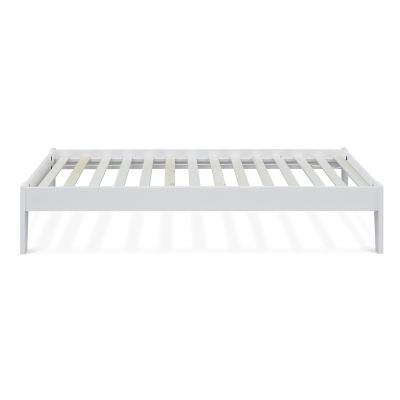 MERI Single Wooden Bed Frame - WHITE