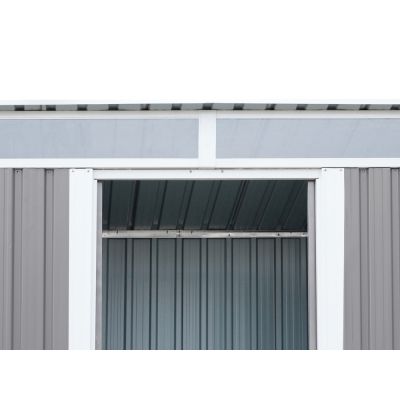 TOUGHOUT Garden Shed with Front Skylight 1.21M x 1.95M x 1.96M