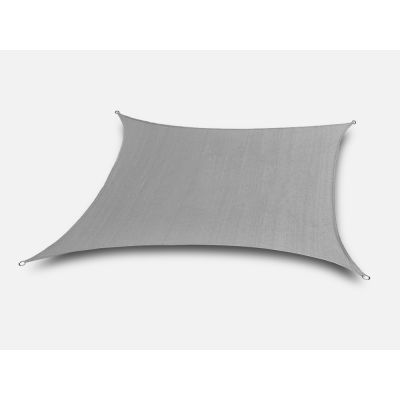 TOUGHOUT Shade Sail Rectangle 3m x 4m - GREY