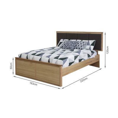 KANSAS Wooden Bed Frame - QUEEN