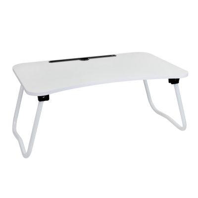 Portable Laptop Desk Laptop Tray Table - WHITE