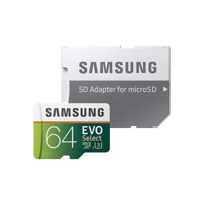 Samsung EVO Select 64GB Micro SD Memory Card - U3 100MB/S