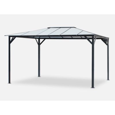 TOUGHOUT Patio Gazebo Aluminium Hardtop Gazebo 4x3M