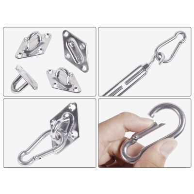 Sun Shade Sail Hardware Kit Set - 8pcs